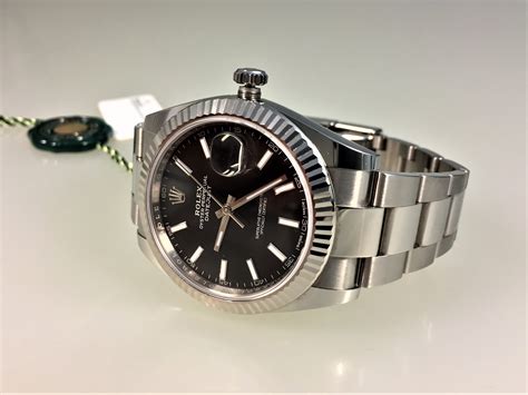 rolex schwarzes zifferblatt damen|rolex datejust 36 herren.